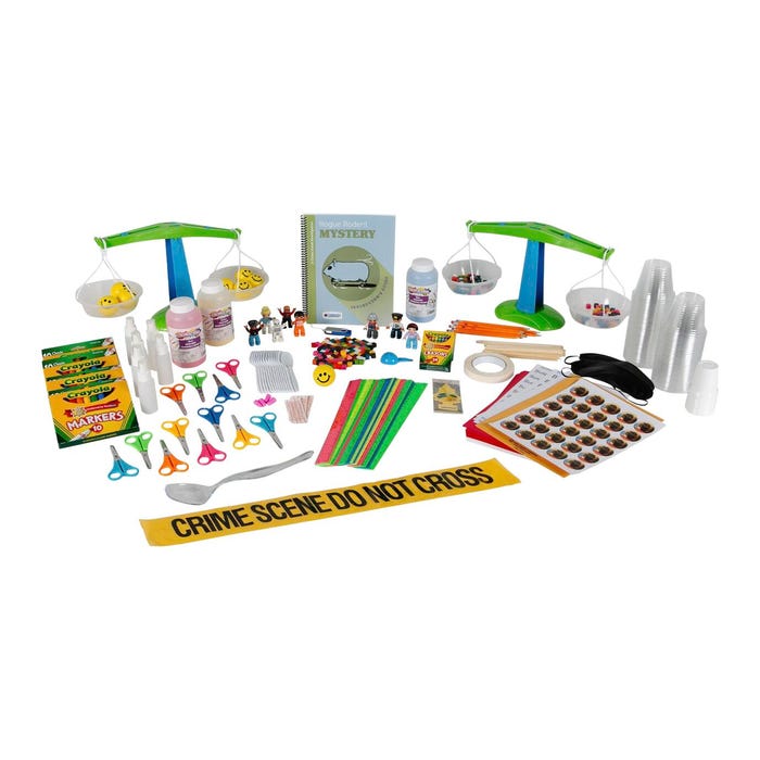 Community Learning Rogue Rodent Mystery, A Crime Scene Investigation Summer Camp Kit, Grades PreK to 1