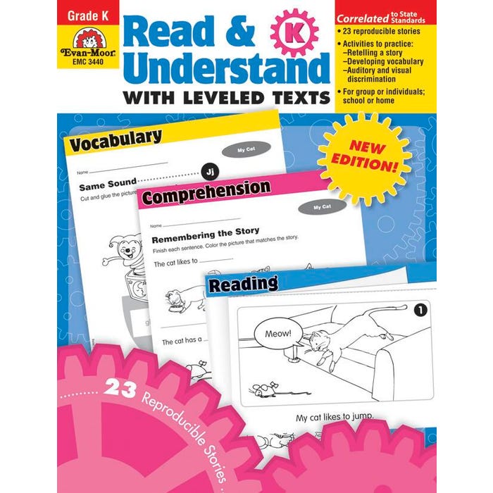 Evan-Moor Read and Understand with Leveled Texts, Grade K