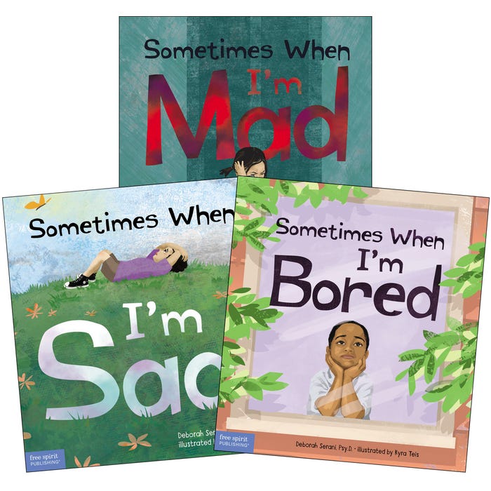 Free Spirit Publishing Sometimes When HC Series, Set of 3, Grades PreK to 3