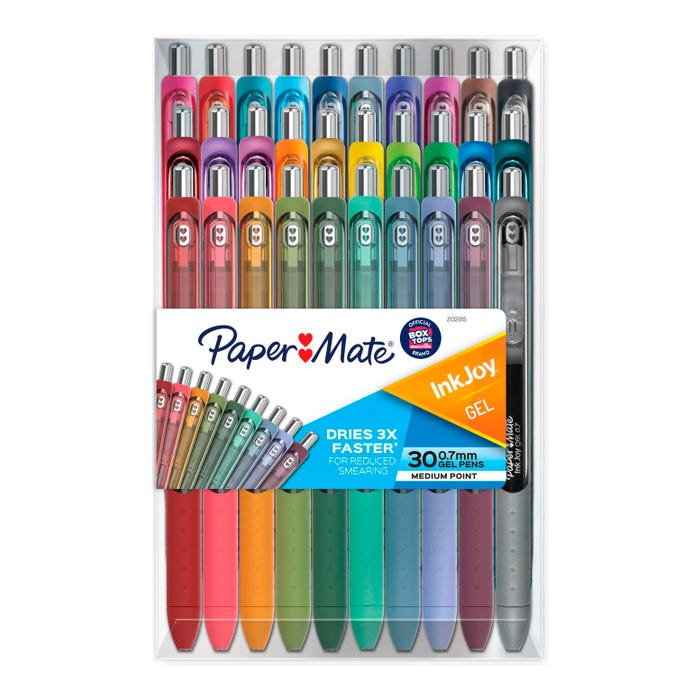 Paper Mate InkJoy Gel Pens, Medium Point, mm Tip, Assorted
