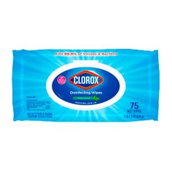 Image for Clorox Disinfecting Wipes Flex Pack, Fresh Scent, 75 Sheets from School Specialty