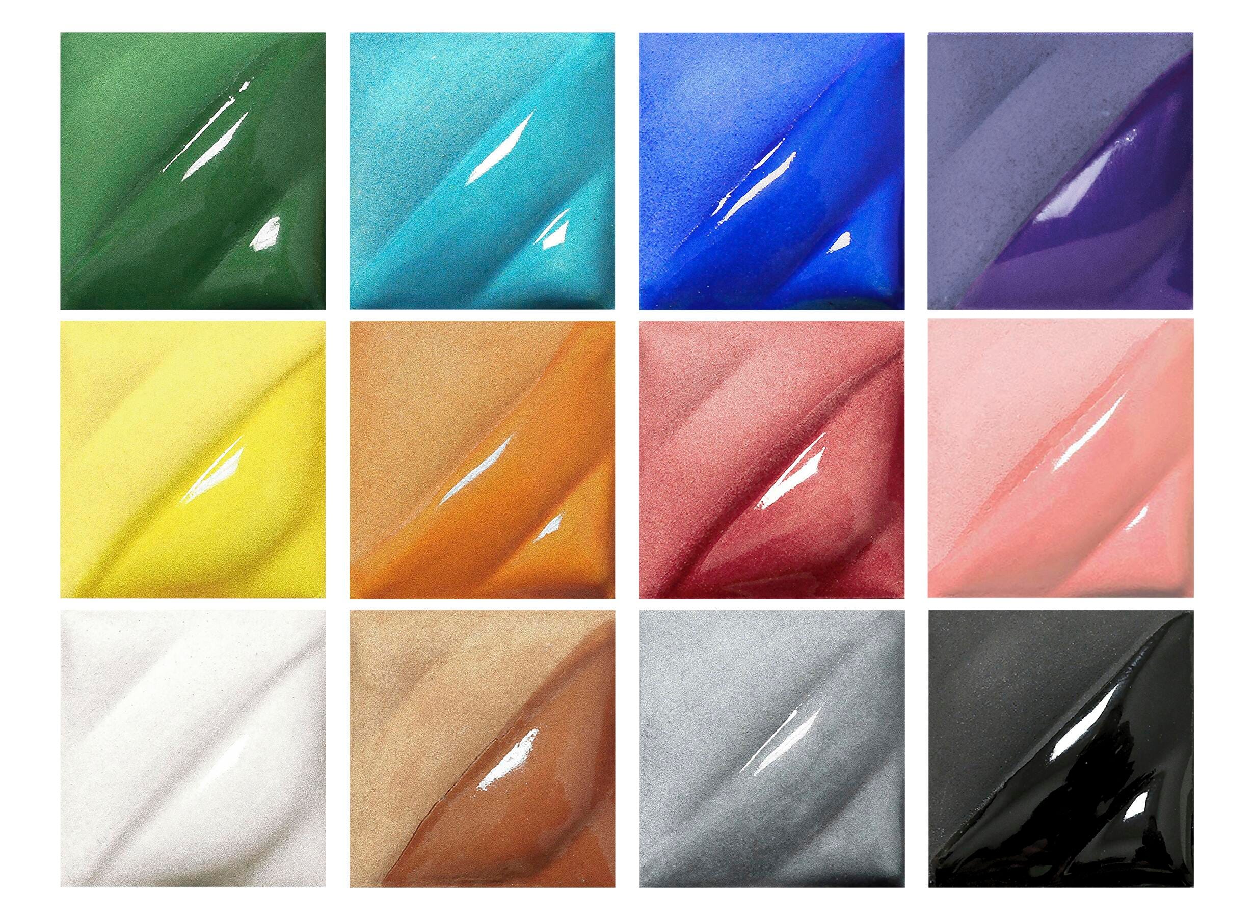 AMACO LUG Liquid Underglaze Classroom Pack, Set of 12, Item Number 2104905