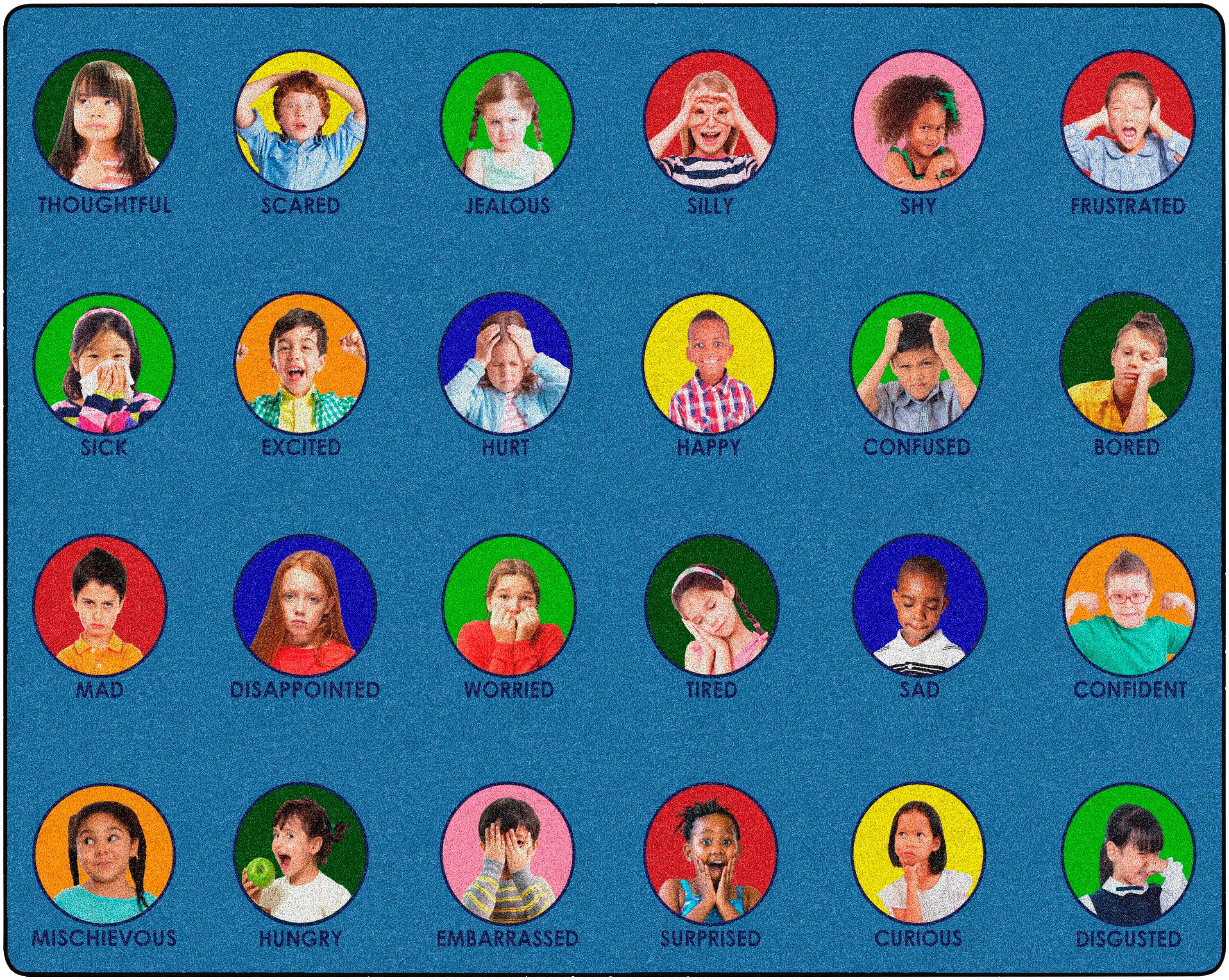 Childcraft PhotoFun All My Feelings Carpet, Rectangle 4002072