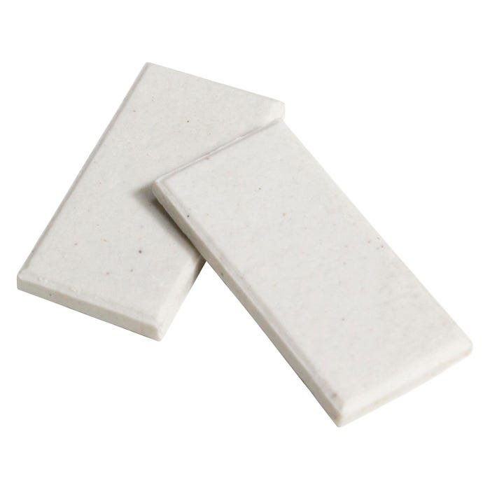 United Scientific Streak Plates, 1 X 2 Inches, White, Pack of 10