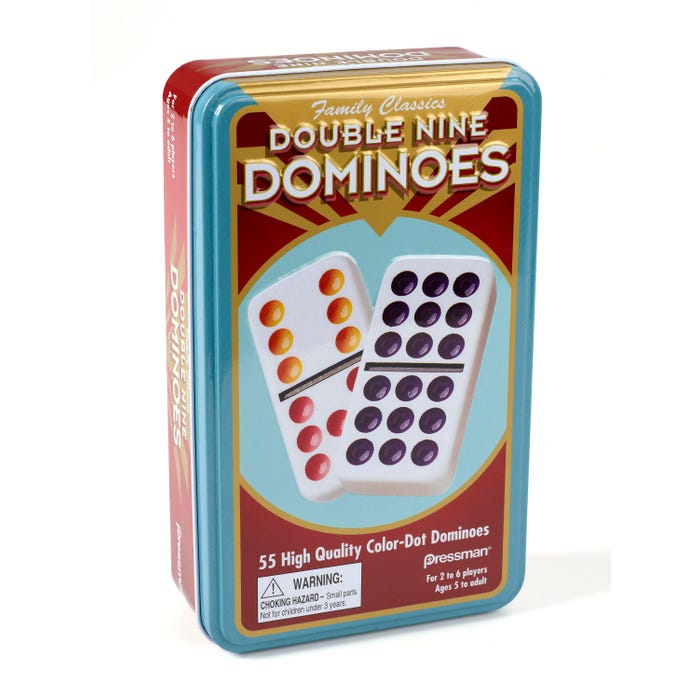 Pressman Toy Double Nine Dominoes