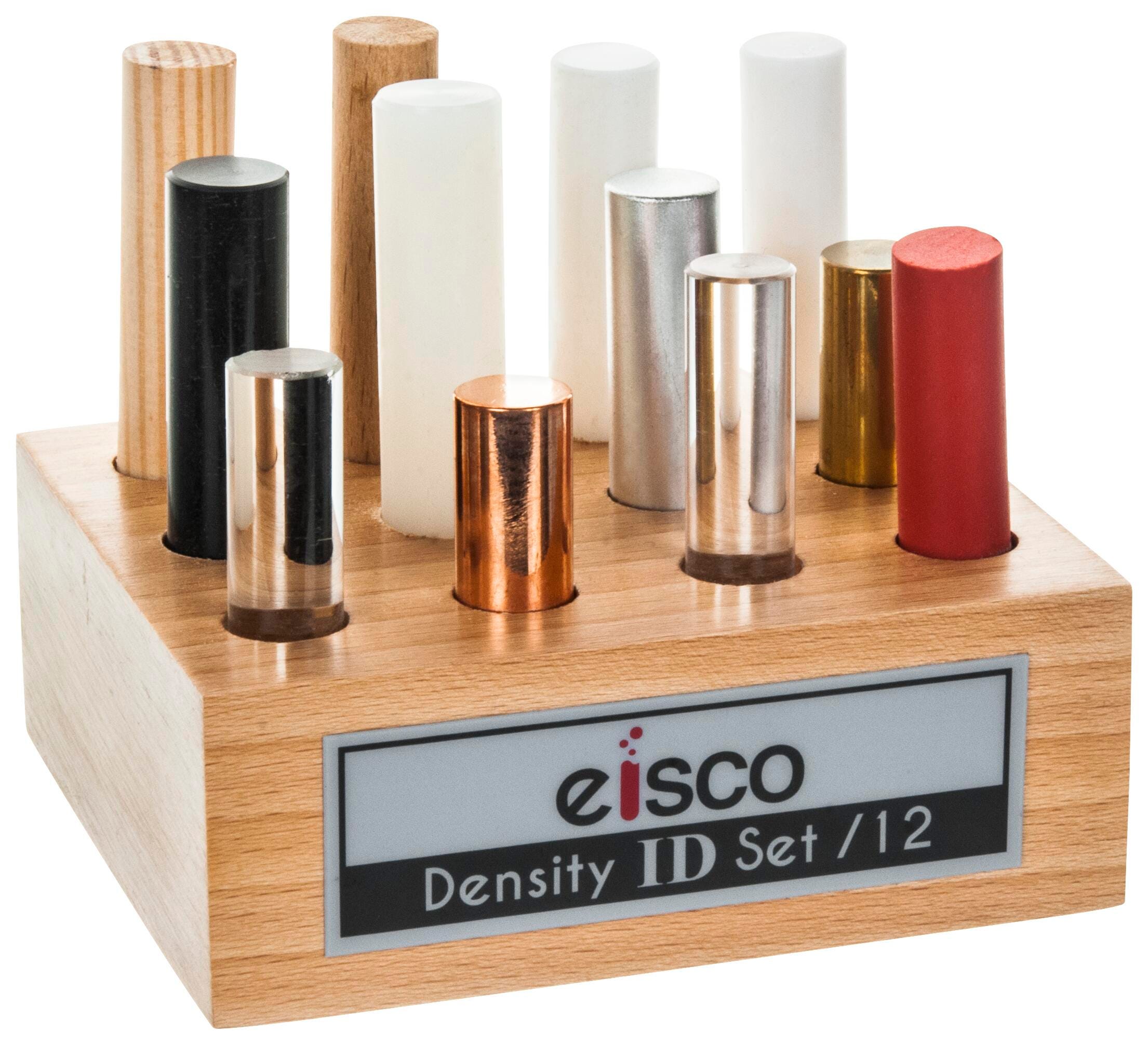 Eisco Labs Density Identification Cylinder Set, 12 Pieces