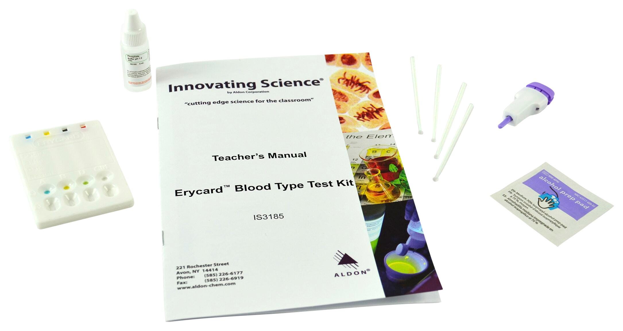 Image for Innovating Science Blood Type Single Test Kit from School Specialty