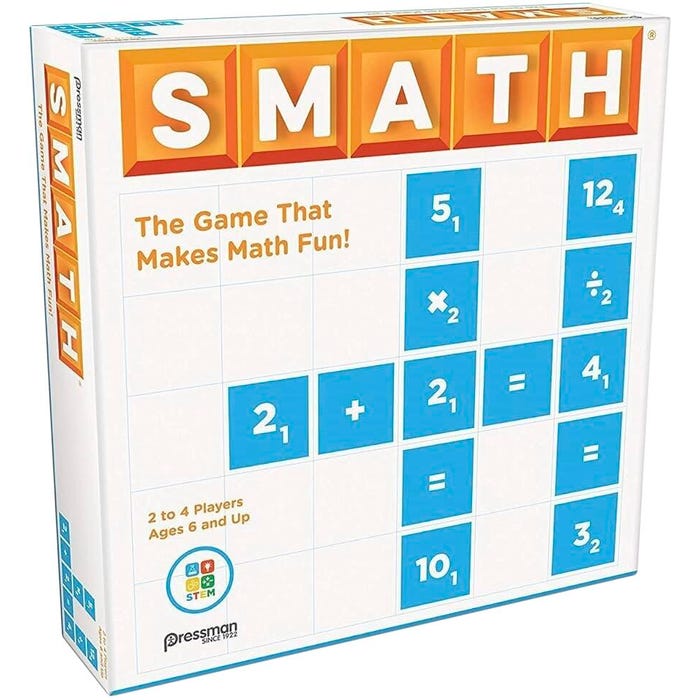 Pressman SMATH Board Game