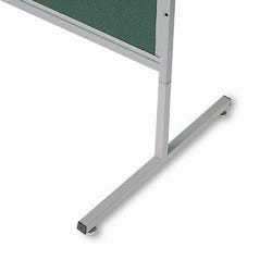The Miller Group Multiplex Display Panel Feet, for 48 x 66 Inch Multiplex Panels, Gray