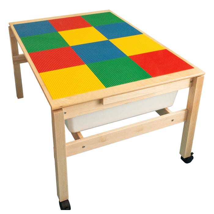 Childcraft Standard Grid Top for Small Brick Building, 42-3/8 x 30-1/8 x 2-1/16 Inches