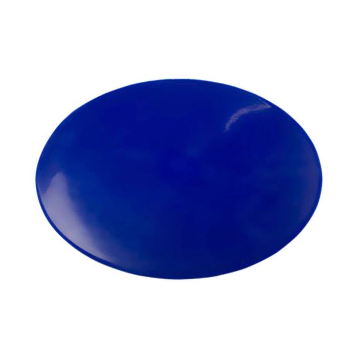 Dycem Non-Slip Circular Material Pad, 8-1/2 Inch Diameter, Blue
