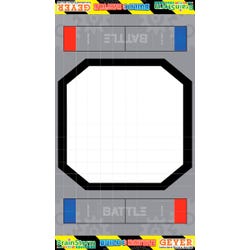 Geyer Instructional BrainStorm STEM Education Robotics Activity Mat: Build & Battle, 80 x 44-3/4 Inches 2132275