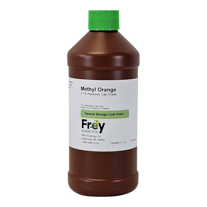 Frey Scientific Safranin O, 0.1% Aqueous Solution, Lab Grade, 500mL