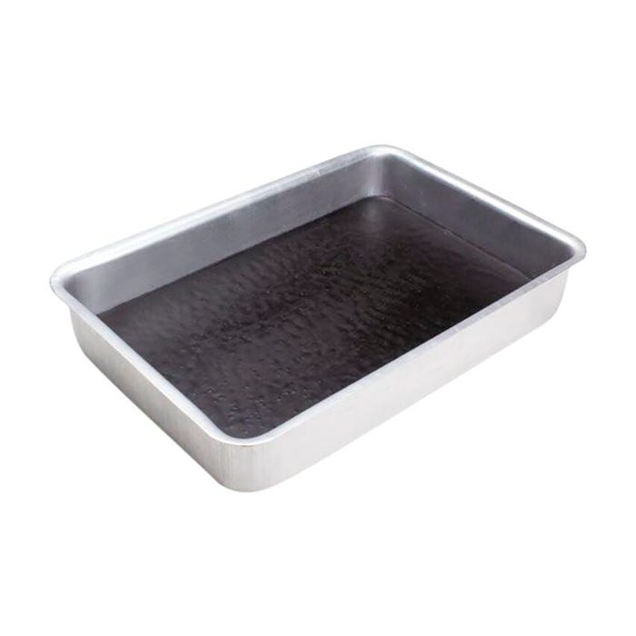 United Scientific Dissecting Pan, Aluminum, with Black Wax, 13 x 9-1/2 x 2 Inches