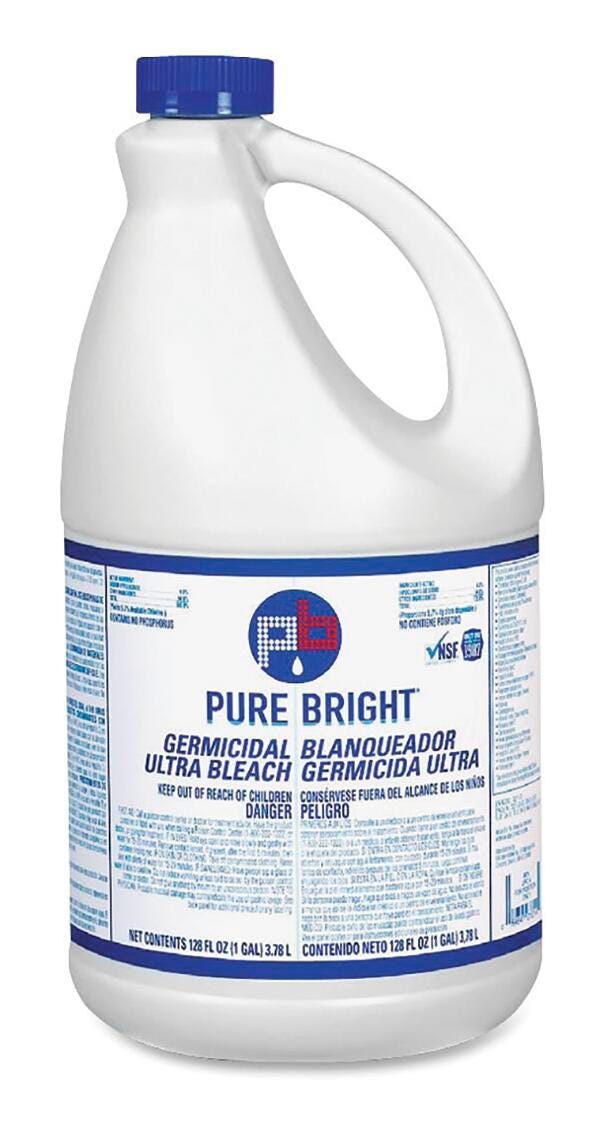 KIK PureBright Germicidal Bleach, Item Number 1564858