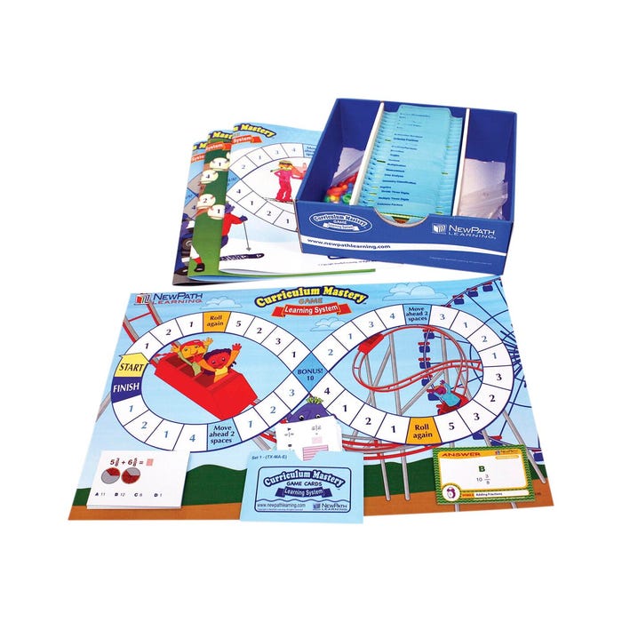 NewPath Learning Math Curriculum Mastery Games Class Pack Edition, Grade 5