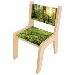 Whitney Brothers Nature View Summer Chair, 12-Inch Seat, 13-3/4 x 17 x 23-1/2 Inches, Item Number 2106008
