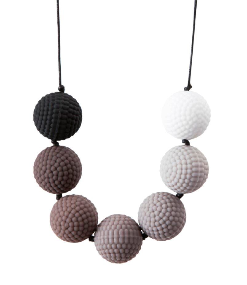 Chewigem Berries Necklace, Black/Grey, Item Number 2103550