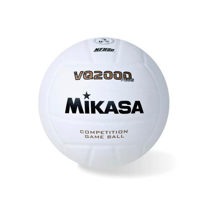 Mikasa VQ2000 Plus NFHS Volleyball, Size 5, White