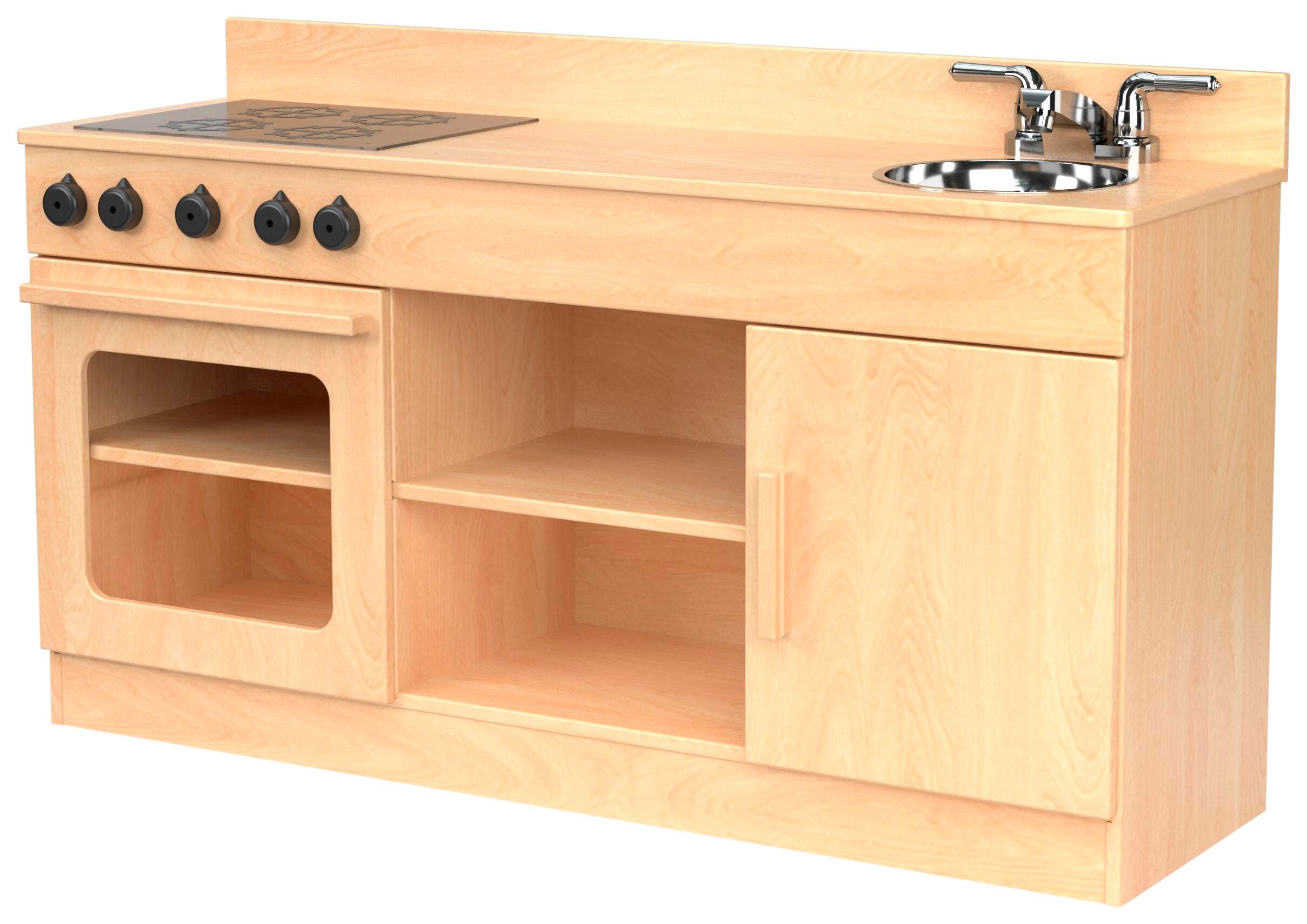 Childcraft Modern Compact Kitchen Center, 47-3/4 x 14-1/2 x 27-3/4 Inches 2041378