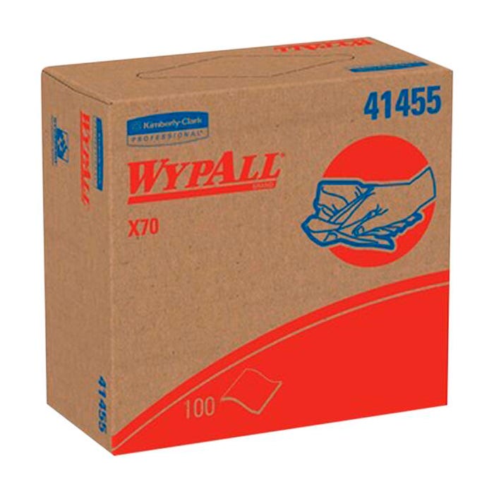 WYPALL X70 Cloths, 9.10 Inches x 16.80 Inches, White, Hydroknit