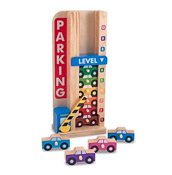 Image for Melissa & Doug Stack and Count Parking Garage, 11 Pieces from School Specialty