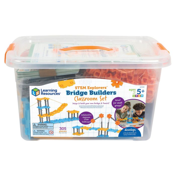 Learning Resources STEM Explorers Bridge Builders Classroom Set