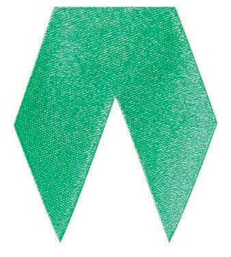 Pre-Cut Satin Ribbon, 1-3/4 x 1-1/2 Inches, Green, Pack of 25 1545494