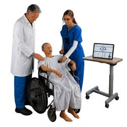 GERi Complete Auscultation Manikin 2.0 with iPad, Light Skin Tone