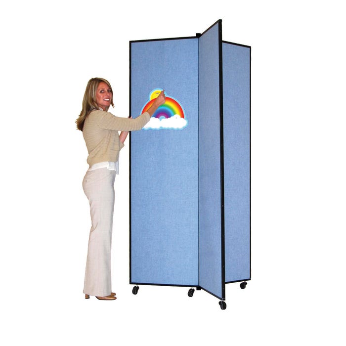 Screenflex Mobile Display Tower, 3 Panels