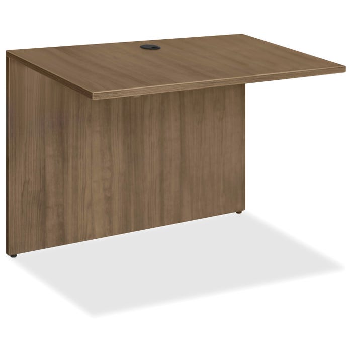 Lorell Walnut Laminate Office Suite Desking, Bridge, 47-1/4 x 23-5/8 x 29-1/2 Inches, Walnut