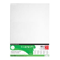 Daler-Rowney Simply Stretched Canvas, 12 x 16 Inches, Pack of 2, Item Number 2103505
