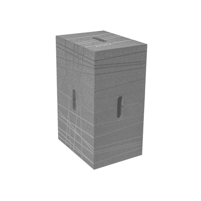 Muzo Xbrick Multifunctional Modular Stool, 13-1/4 x 19-3/4 x 9-1/4 Inches