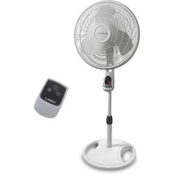 Image for Lasko Oscillating Pedestal Fan With Remote Control, 3 Speed, 16 Inch Diameter, White from School Specialty