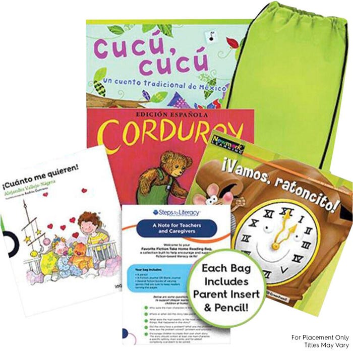 Achieve It! Take Home Bag Favorite Fiction Book Collection, Spanish, Grade 1