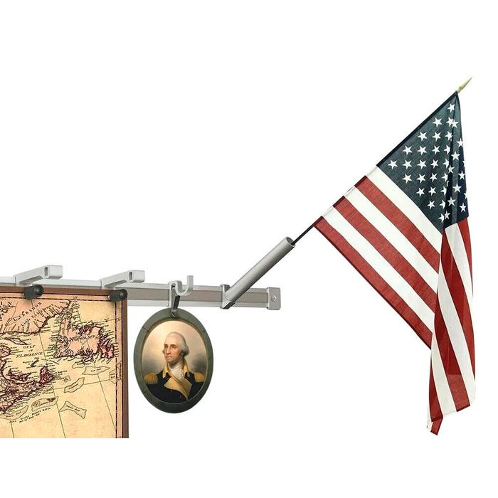 MooreCo Map Rail, 2 Inch Height, 10 Foot Lengths, Set of 6