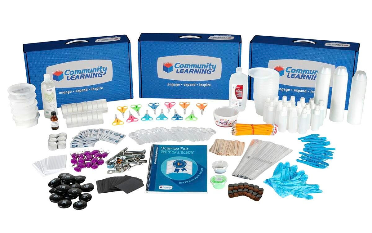 Image for Community Learning Science Fair Mystery, A Deceitful Display Adventure Summer Camp Kit from School Specialty