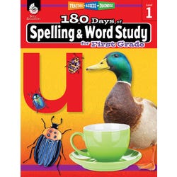 Shell Education 180 Days of Spelling and Word Study for First Grade