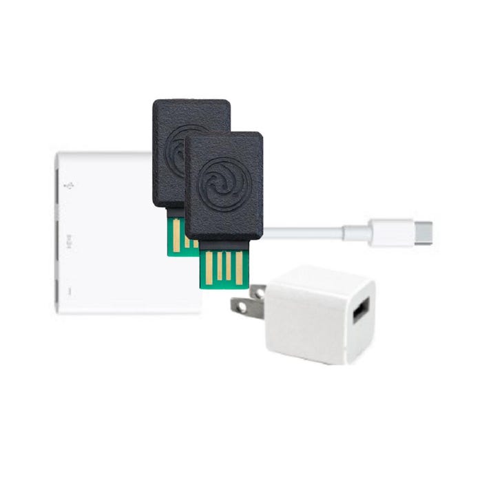 Heart Zones USB Bridge Lightning Dongle Charging Combo