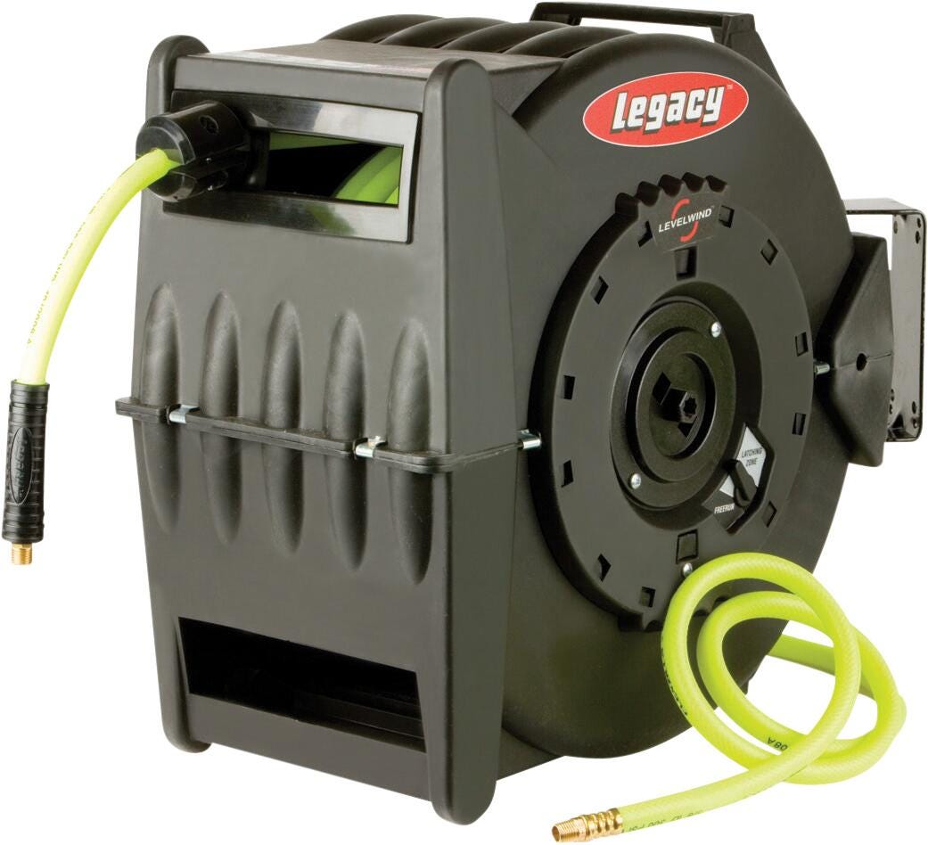 Legacy Levelwind Hose Reel, 3/8 in X 50 ft, MGHT