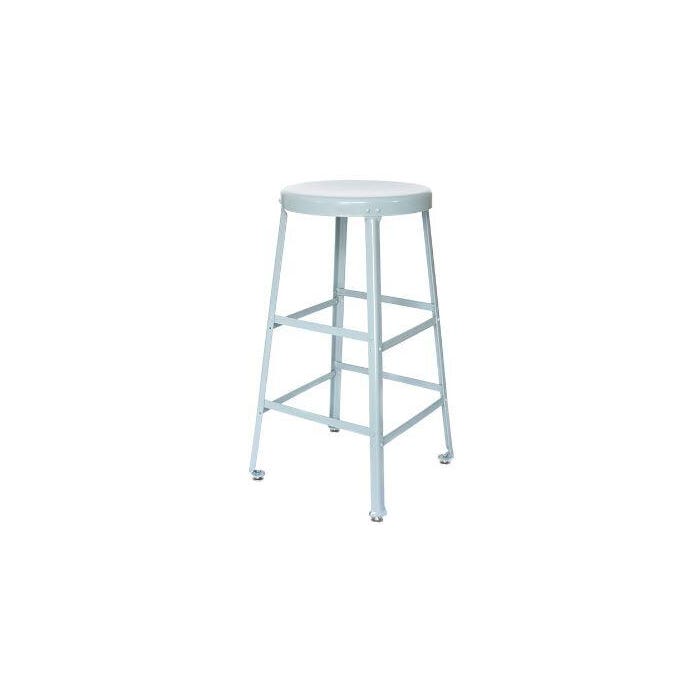 Montisa Steel Angle Leg Stool with Steel Seat