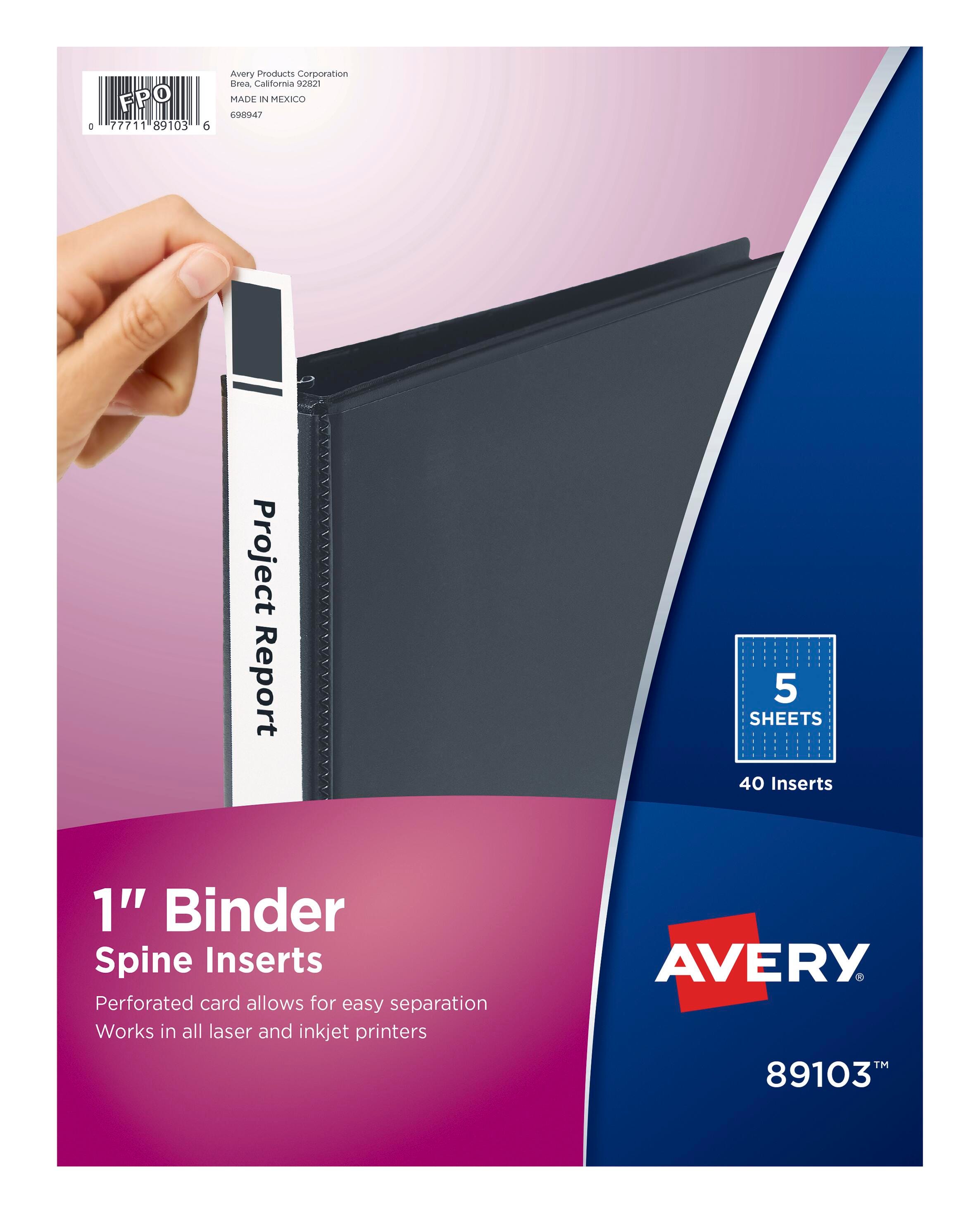 Binder Equipment and Binder Supplies, Item Number 1098419