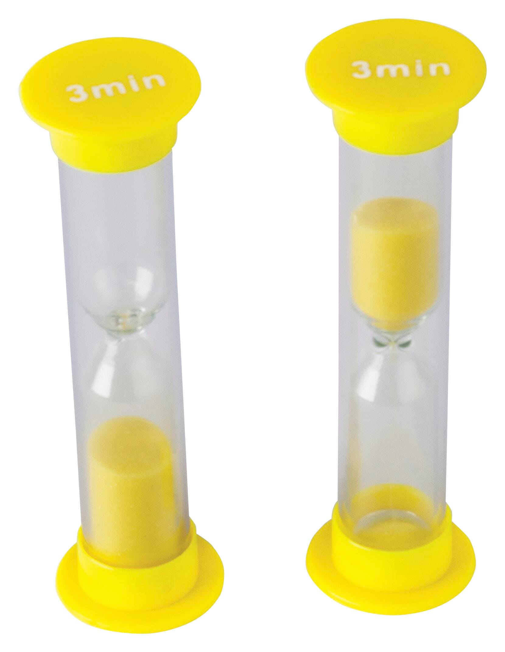 Teacher Created Resources Small Sand Timers, 3 Minutes, Pack of 4 1593298