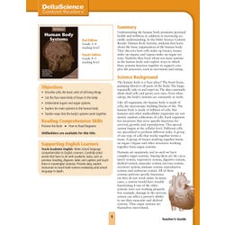 Delta Science Content Readers Human Body Systems Red and Purple Teacher's Guide, Item Number 1278149