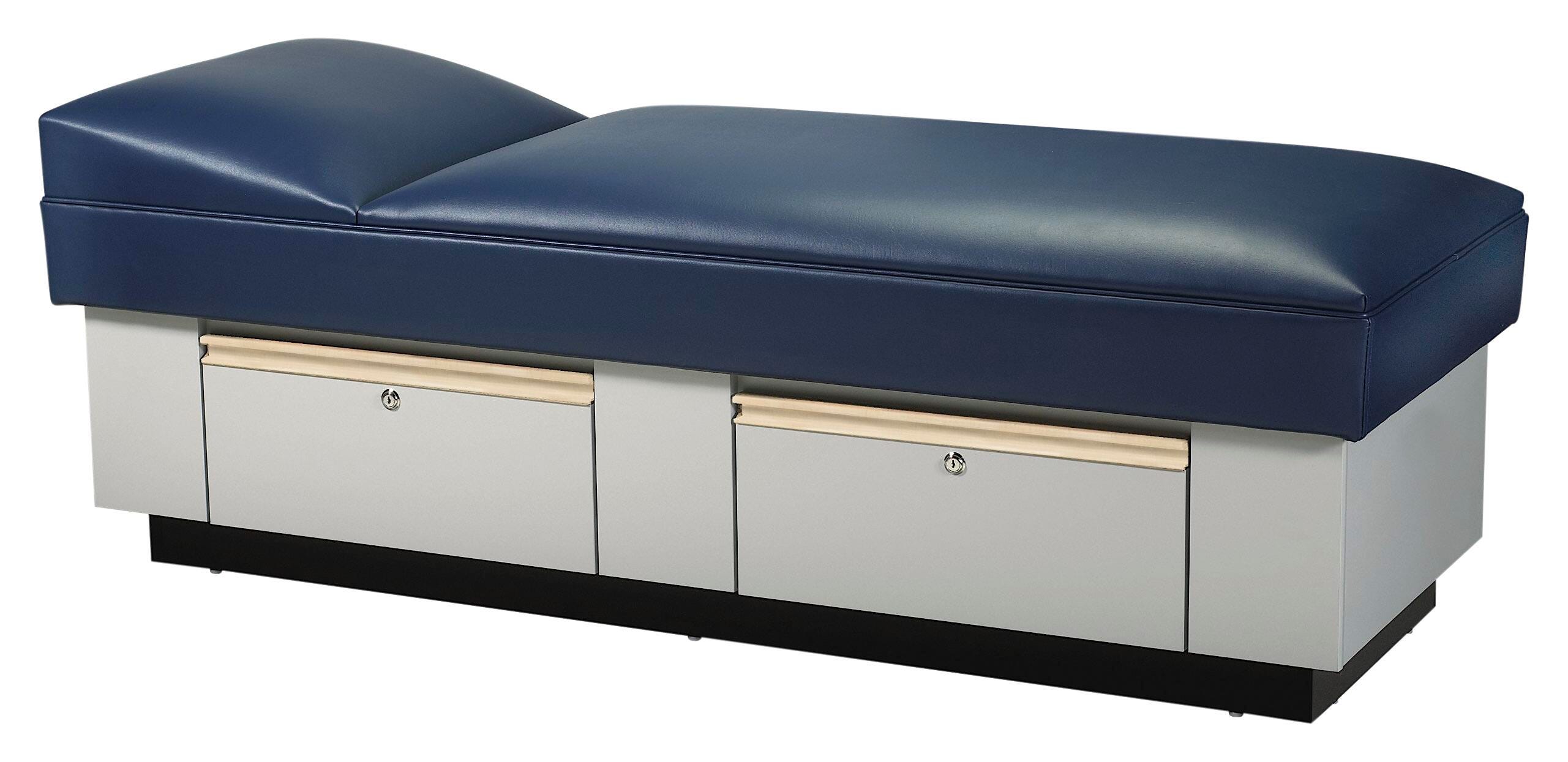 School Health S Varsity Custom Recovery Couch with Solid Wood Maple Drawer Pulls, 72 X 27 X 25 Inches 4002633