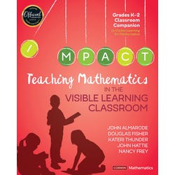 Corwin Press Teaching Mathematics in the Visible Learning Classroom, Grades K-2, Item Number 2024236