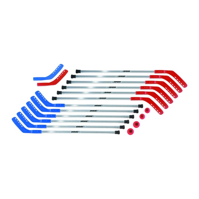 Shield Aluminator Indoor Replacement Floor Hockey Stick, 47 Inches, Red