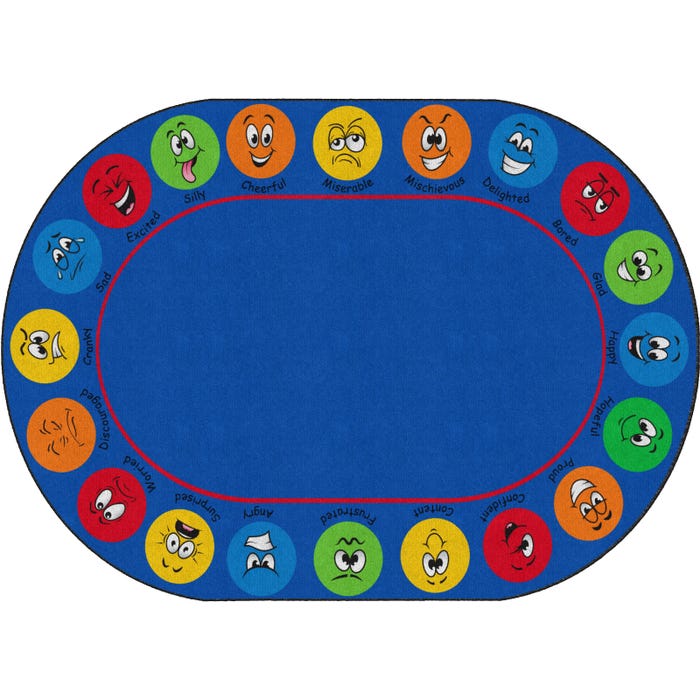 Flagship Carpets My Many Feelings Carpet, Rectangle