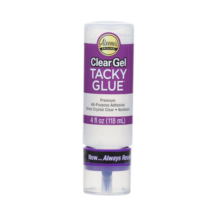 Aleene's Always Ready Clear Gel Tacky Glue, 4 Ounces