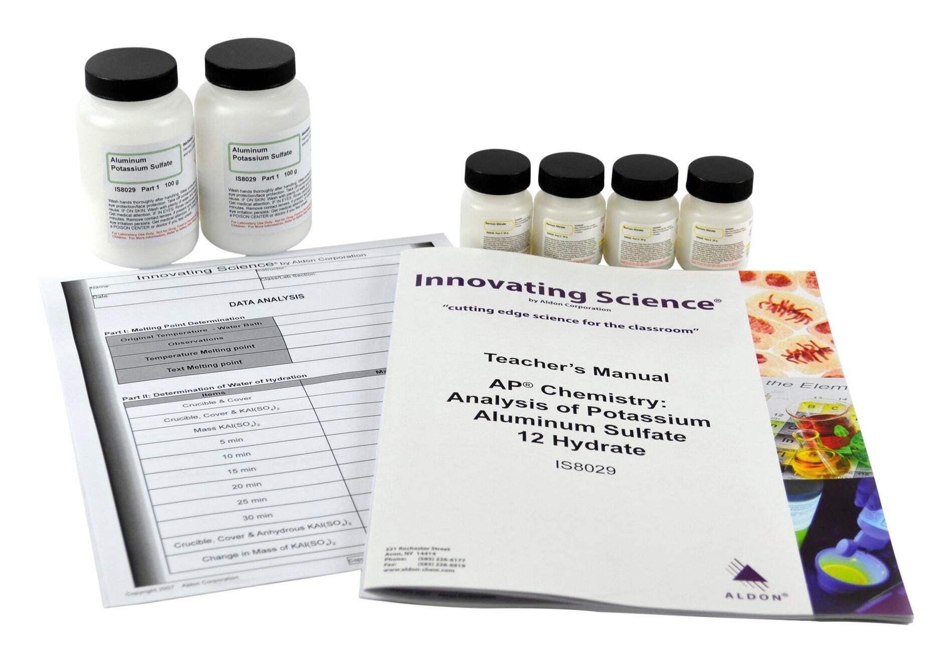 Analysis of Potassium Aluminum Sulfate AP Chemistry 2134281